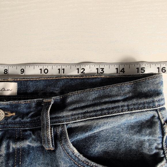 Kancan Women’s Ultra High Rise Straight Leg Jeans Light Wash Waist 32 - Picture 7 of 14